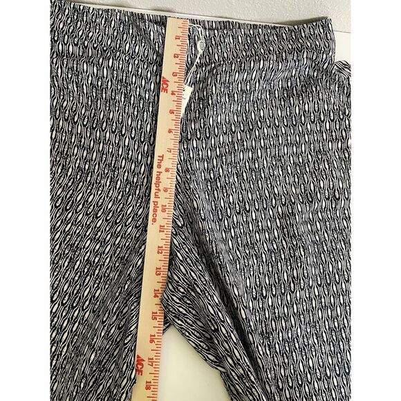 Max Studio Womens XL Cropped Ankle Wide Leg Pants Pull On Elastic Waist Pockets - Picture 10 of 12